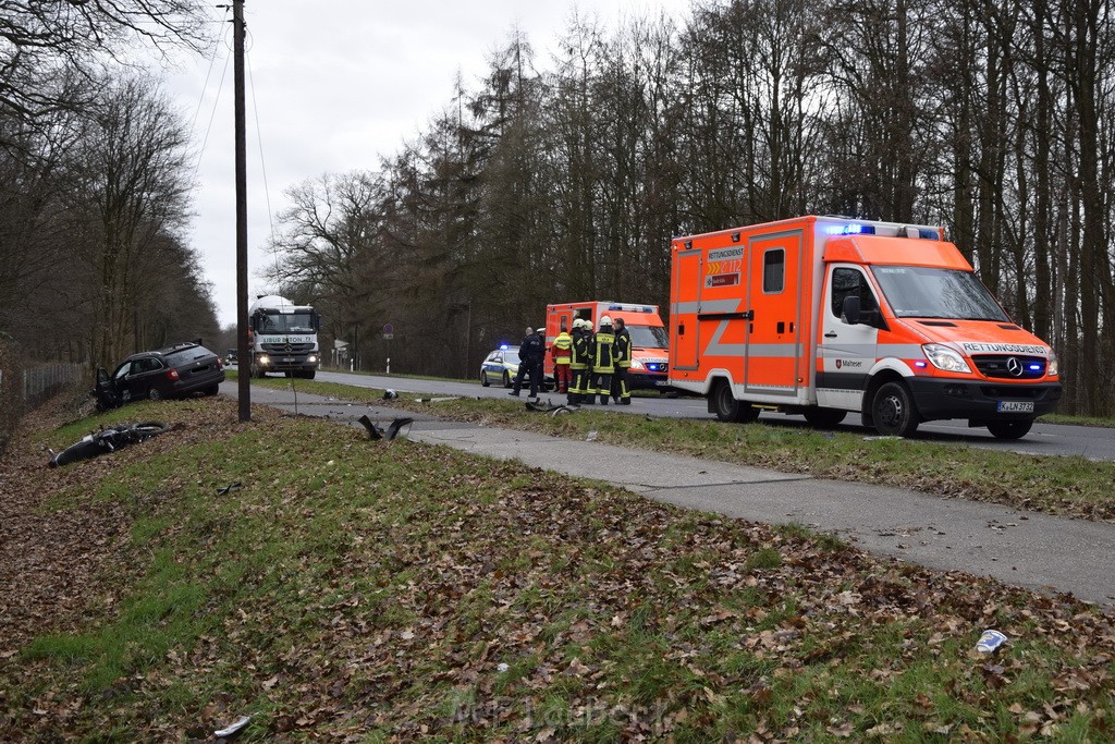 Schwerer VU Krad Pkw Koeln Porz Eil Grengeler Mauspfad P025.JPG - Miklos Laubert